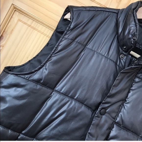 J. Ferrar quilted steel grey puffer vest Men’s size medium - Picture 3 of 8